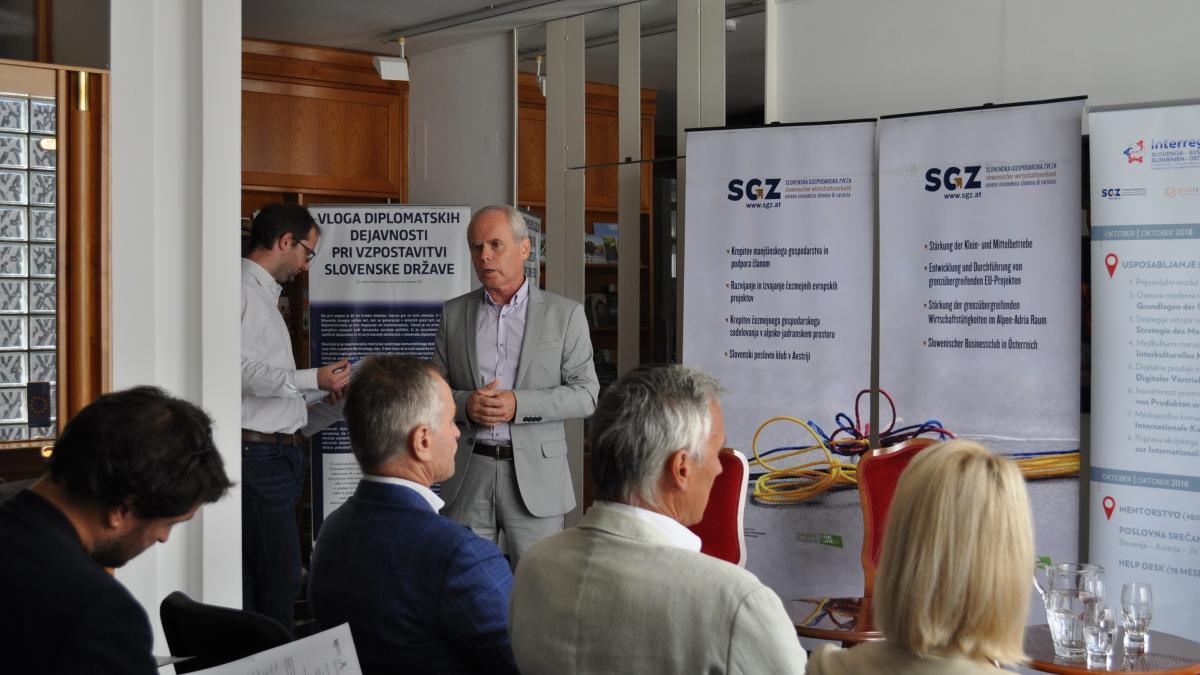 Bild: Öffentliche Präsentation des EU-Projekts Connect SME PLUS