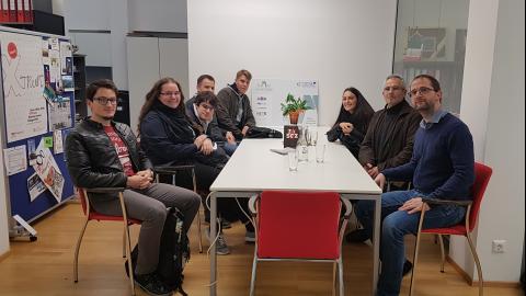 Slika: Študentje geografije spoznali SGZ in njeno delovanje