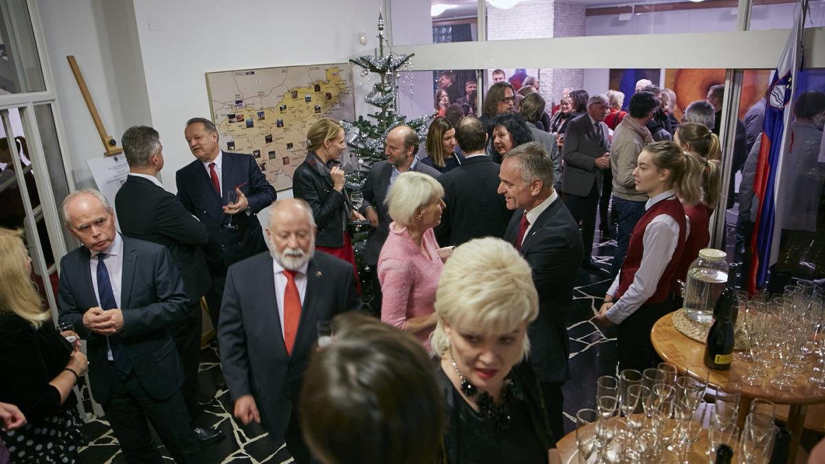 Slika: Prednovoletno gospodarsko srečanje na Generalnem konzulatu Republike Slovenije v Celovcu