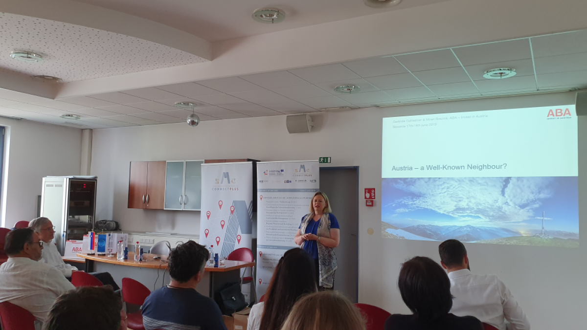 Bild: Connect SME Plus -  Export talk an der OOZ Kranj