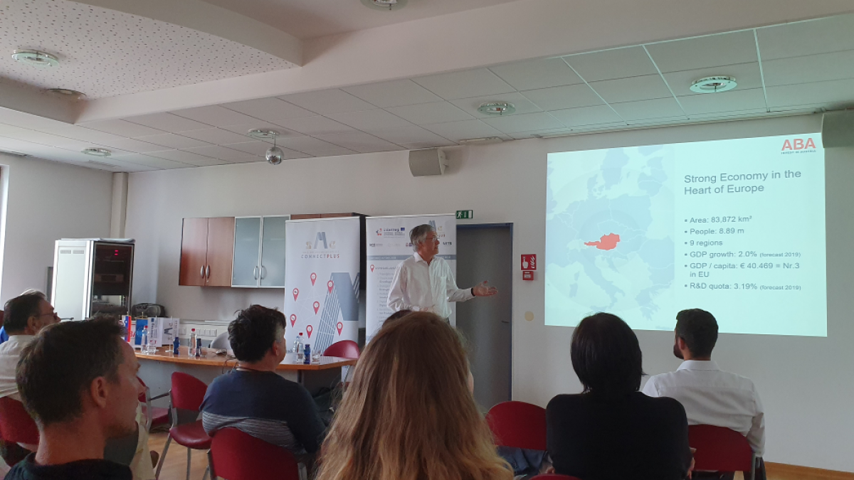 Bild: Connect SME Plus -  Export talk an der OOZ Kranj