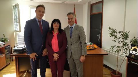 Slika: Obisk pri makedonski ministrici