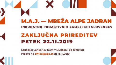 Slika: Mreža Alpe Jadran: Zaključna prireditev v Ljubljani