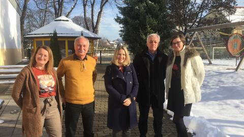 Slika: Gospa Barbara Riman na obisku na avstrijskem Koroškem