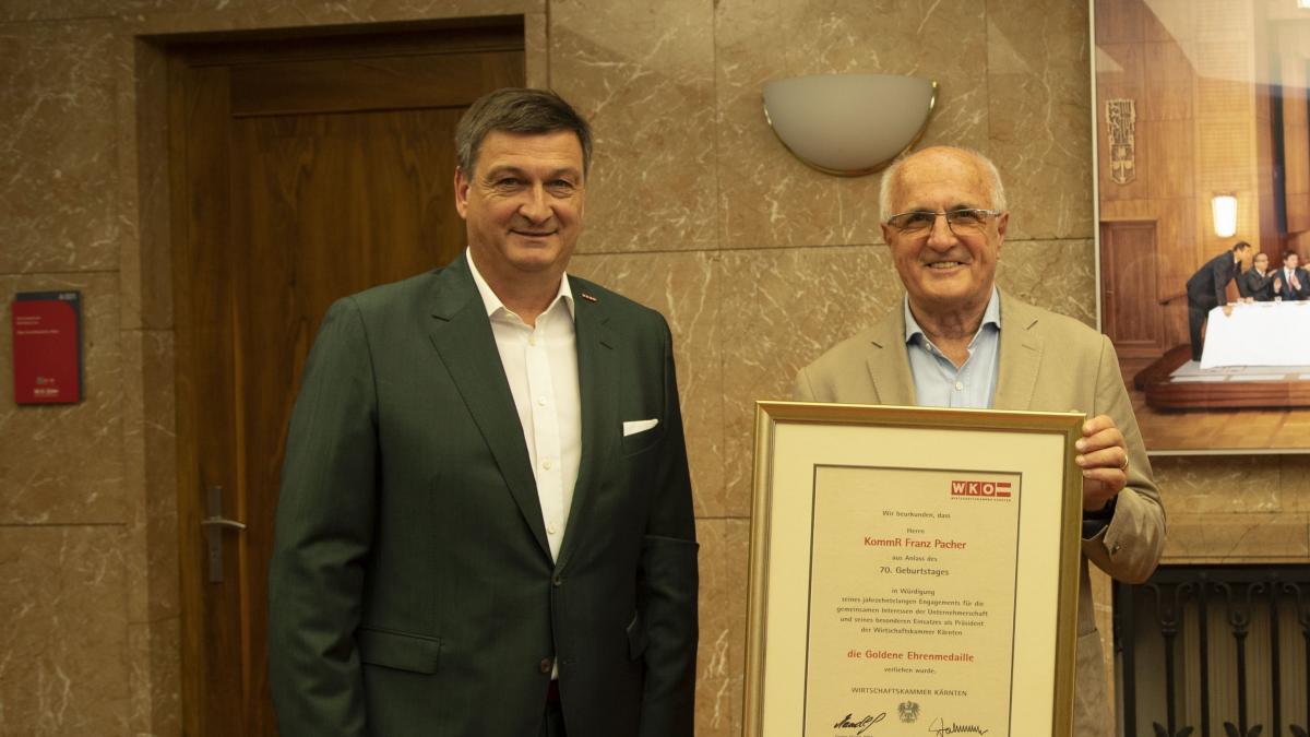 Bild: Jürgen Mandl und Franz Pacher; Credit: WKK/Peter Just