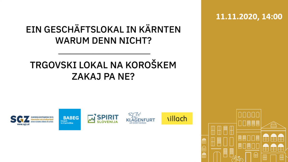 Slika: Webinar: Trgovski lokal na Koroškem - zakaj pa ne?