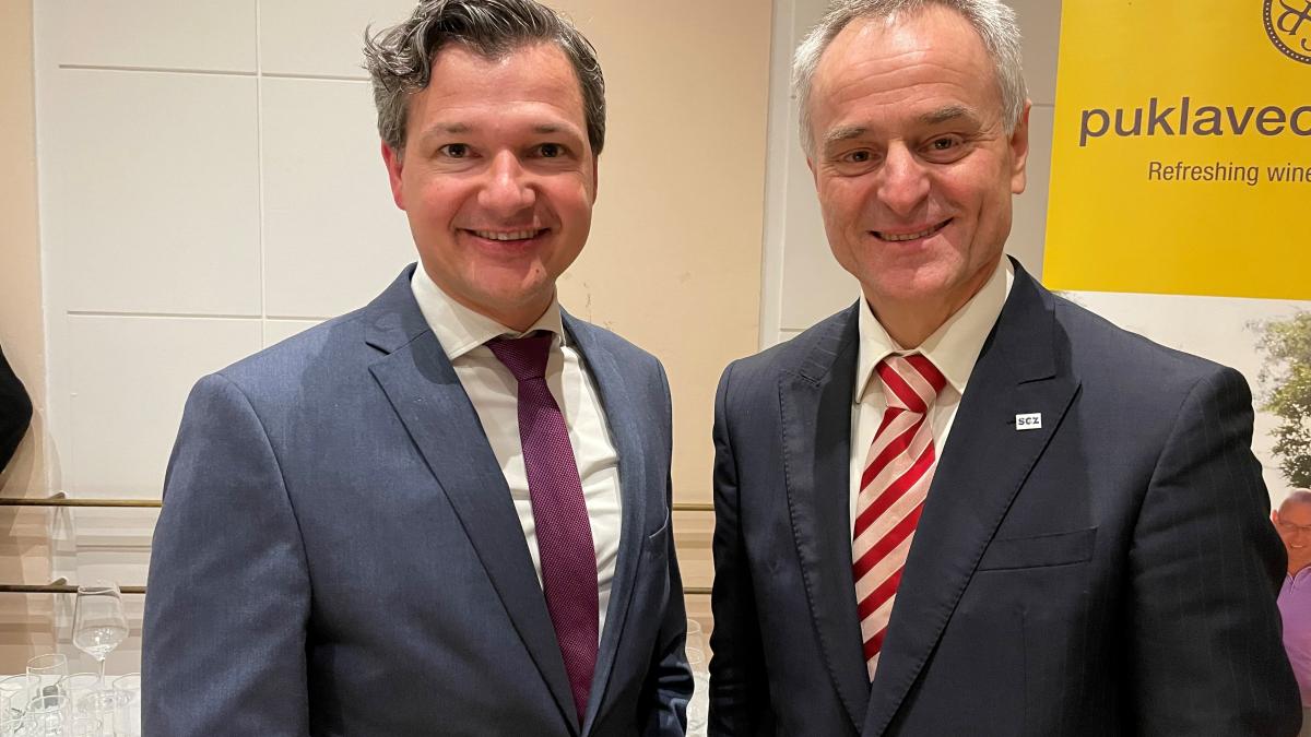 Bild: Mag. Peter Weidinger neuer Präsident der Österreichisch-Slowenischen Gesellschaft