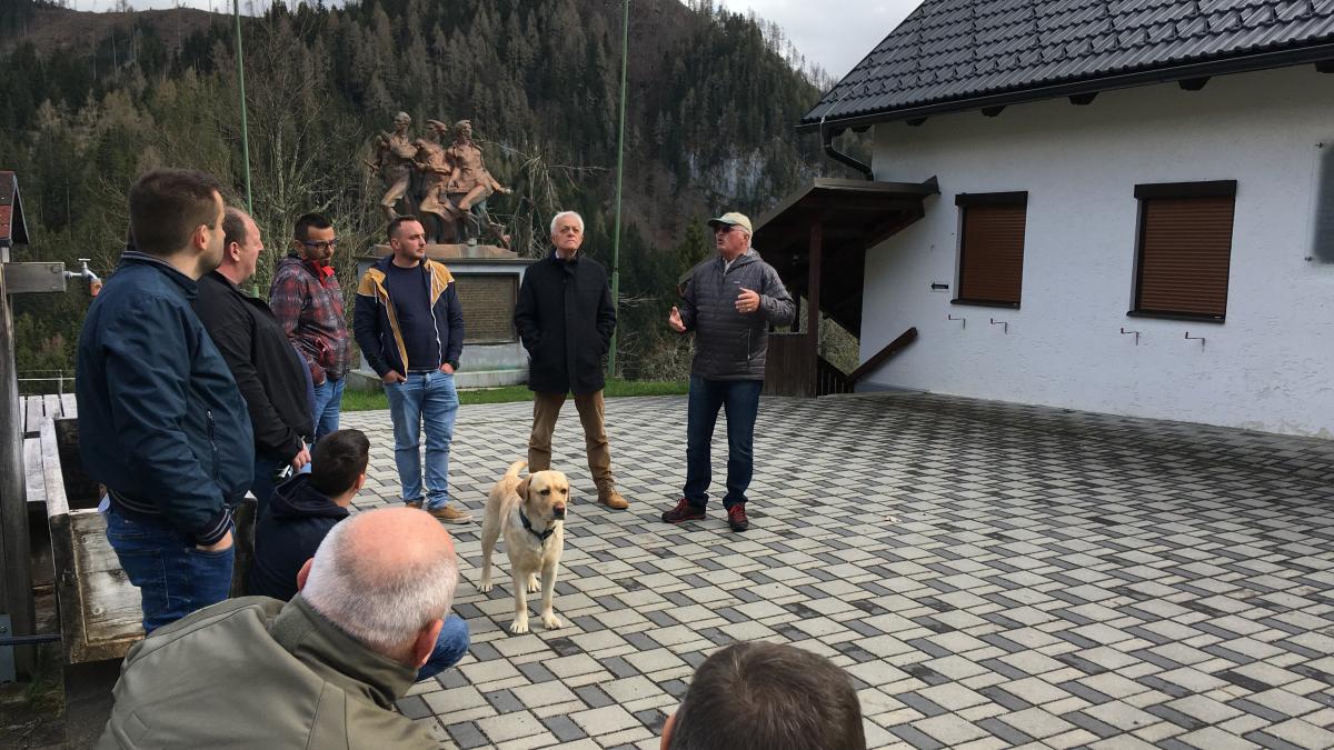 Slika: Obisk delegacije iz Gorskega Kotarja 