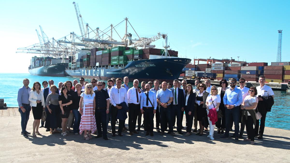 Bild: Wirtschaftsdelegation LOGISTIK - Fürnitz (AT), Hafen Koper (SI), Hafen Triest (IT)