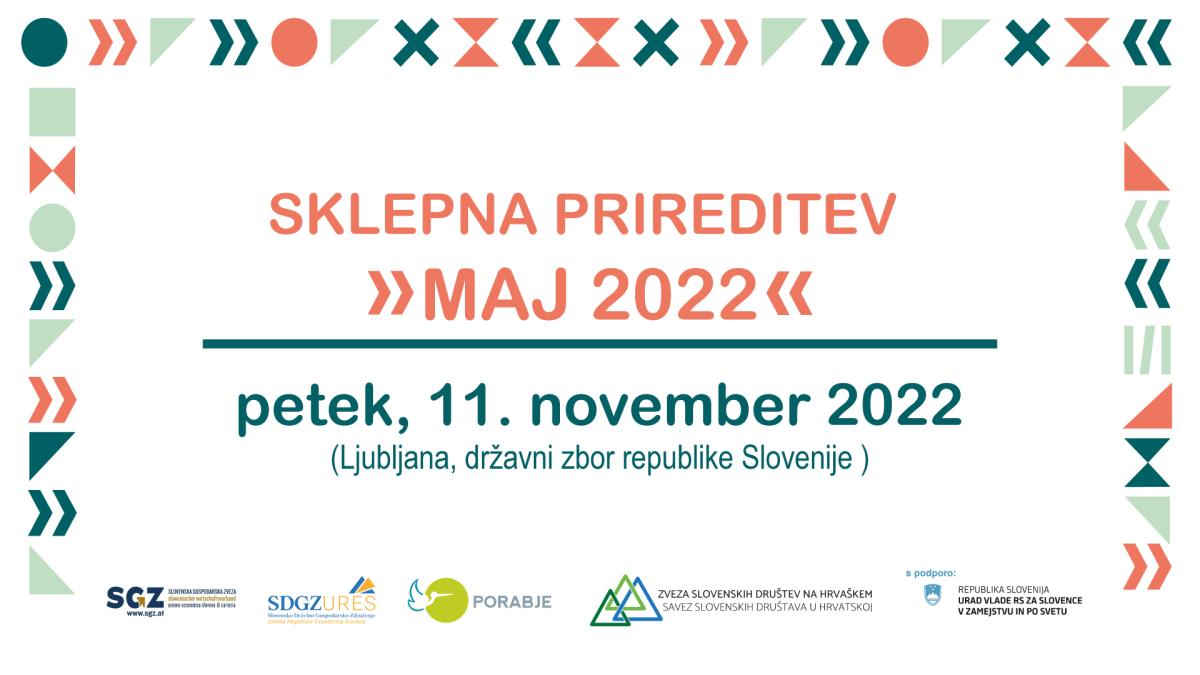 Slika: Sklepna prireditev MAJ 2022