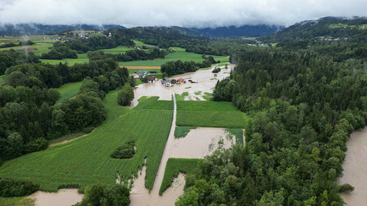 Bild: Naturkatastrophe: Überschwemmungen in Österreich und Slowenien 