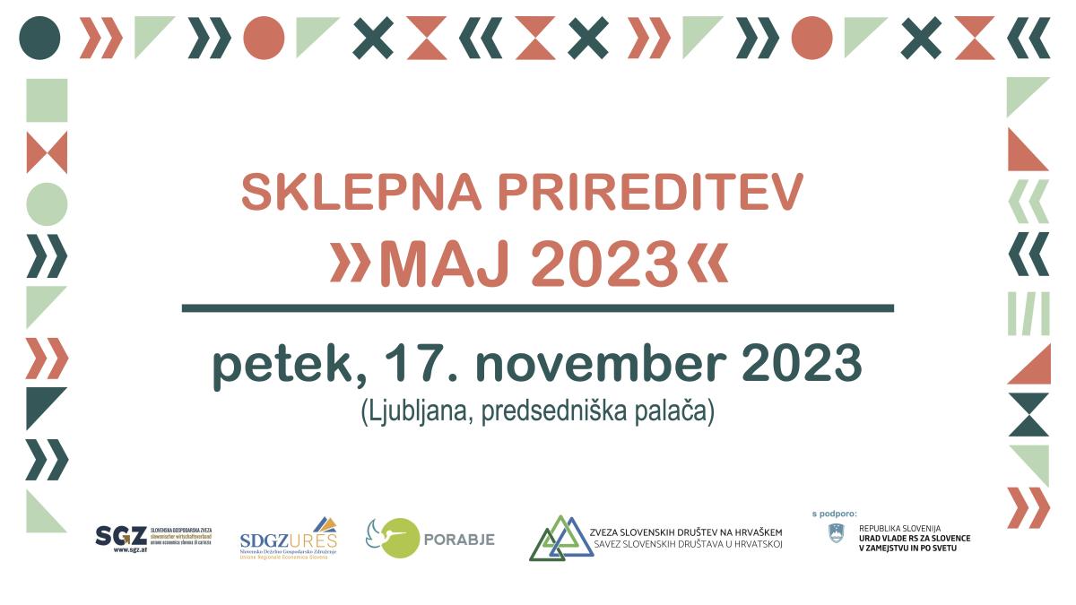 Slika: Sklepna prireditev MAJ 2023