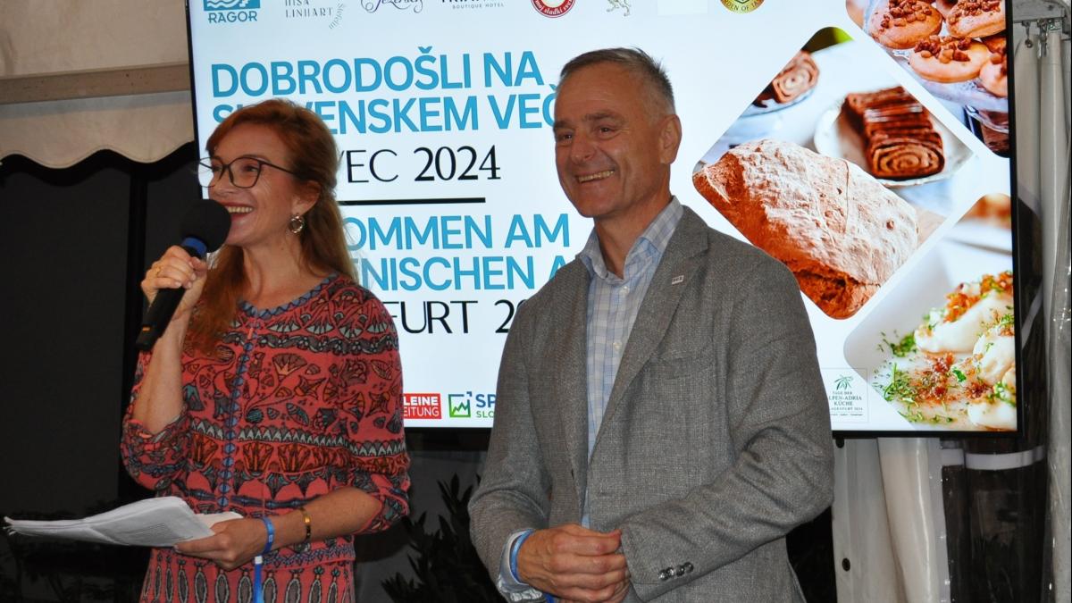 Slika: Polno obiskan Slovenski večer