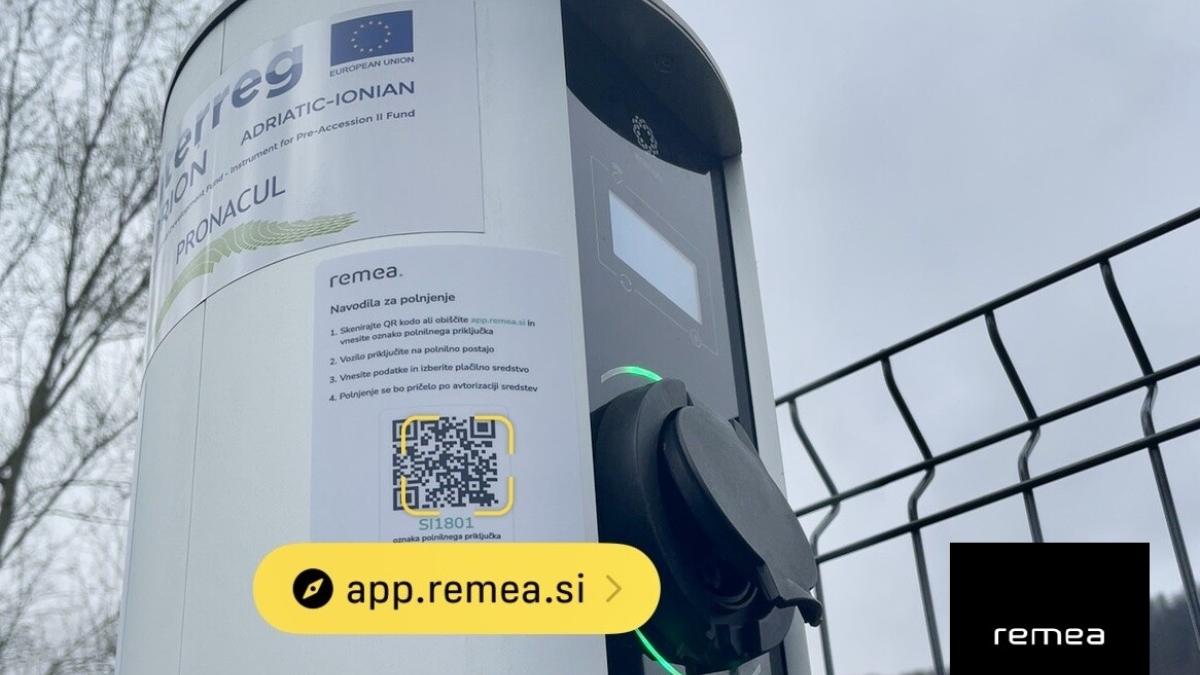 Slika: Remea d.o.o. – Pametne rešitve za polnjenje e-vozil