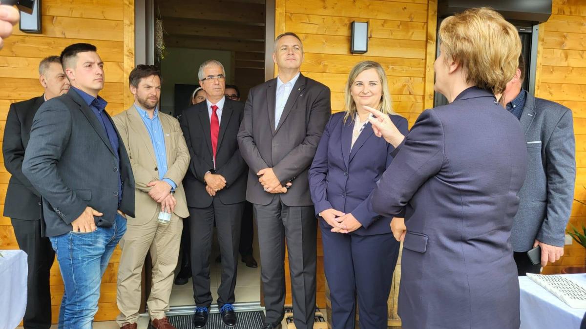 Bild: Erste Jahreskonferenz der grenzüberschreitenden Wirtschaftskoordination der Slowenischen Volksgruppen in Monošter/ Szentgotthárd (Ungarn)