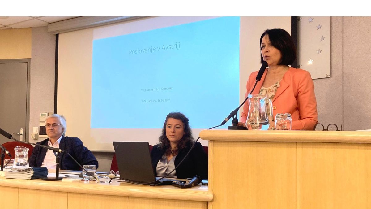 Slika: Polno obiskana konferenca: Iz Slovenije v Avstrijo: Napotitve, davki in pot do uspešnega poslovanja