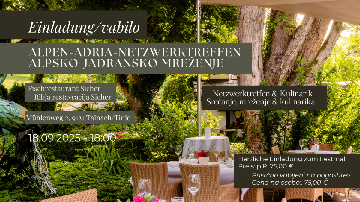 Slika: Vabilo na alpsko-jadransko mreženje