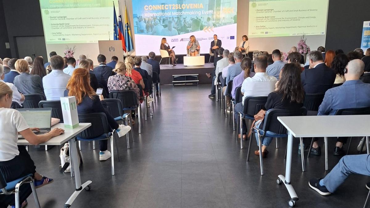 Slika: SGZ na MOSu in Connect2Slovenia – International Matchmaking Event 2025