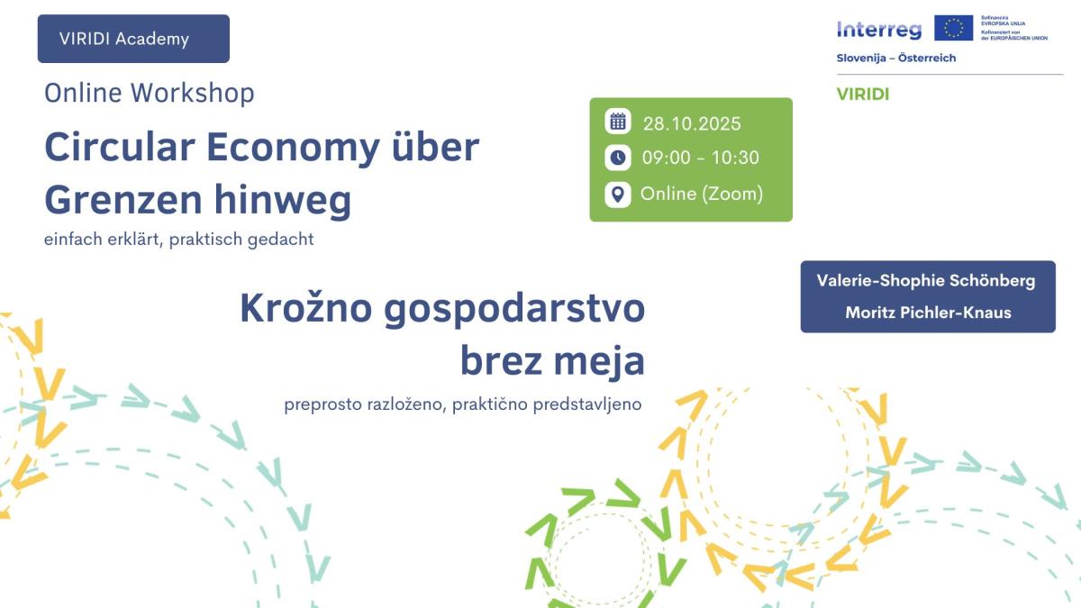 Slika: Krožno gospodarstvo brez meja - preprosto razloženo, praktično predstavljeno