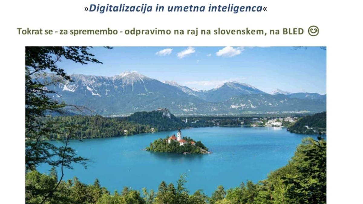 Slika: SGZ vabi na zaključni del projekta MAJ – Mreža Alpe Jadran 2025