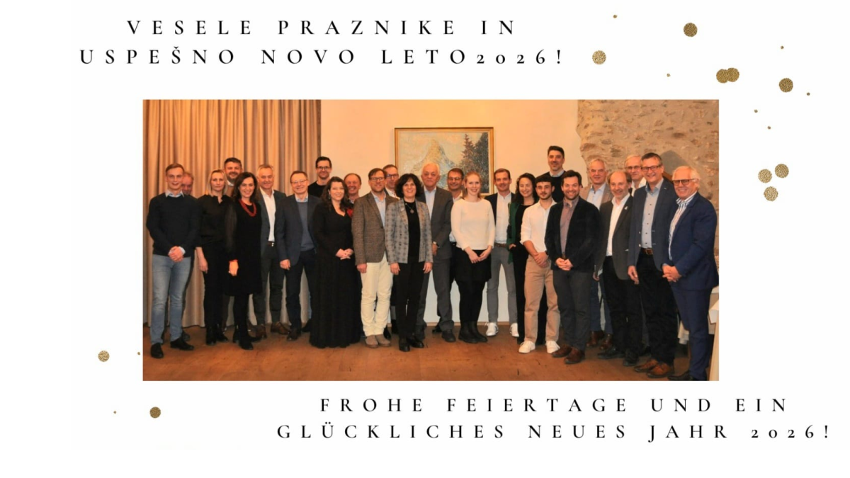Slika: Vesele praznike in magično novo leto 2026 vam želi tim SGZ!