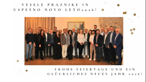 Slika: Vesele praznike in magično novo leto 2026 vam želi tim SGZ!