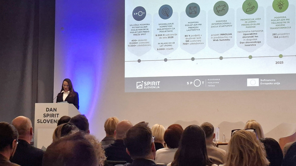 Slika: Dan SPIRIT Slovenija: vpogled v dosežke, strategije in prihodnje priložnosti za podjetja