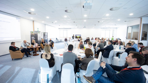 Slika: Od podnebnih izzivov do konkurenčne prihodnosti alpske regije - Delegacija SGZ na poslovnem dogodku v Kranjski Gori