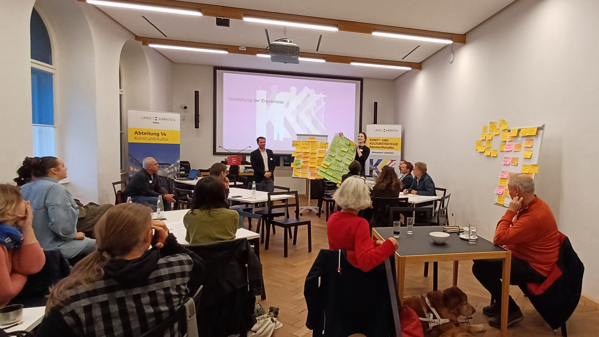 Bild: PRESEMITTEILUNG: SGZ begrüßt  die neue Kunst- und Kulturstrategie Kärnten I Koroška 2030