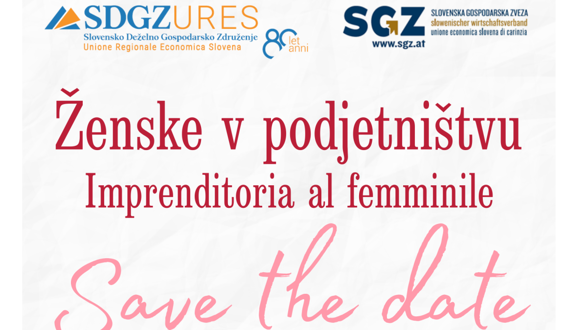 Slika: Save the date: »Ženske v podjetništvu«