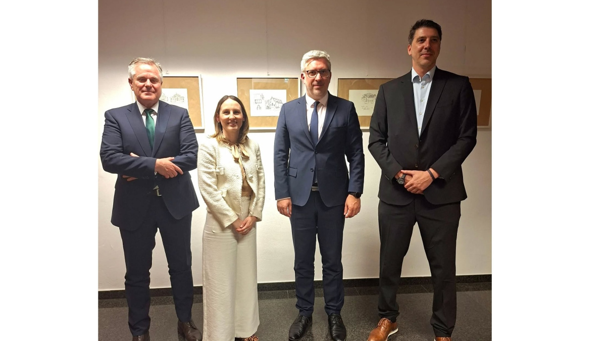 Slika: Okrogla miza Slovenskega gospodarskega foruma Dunaj