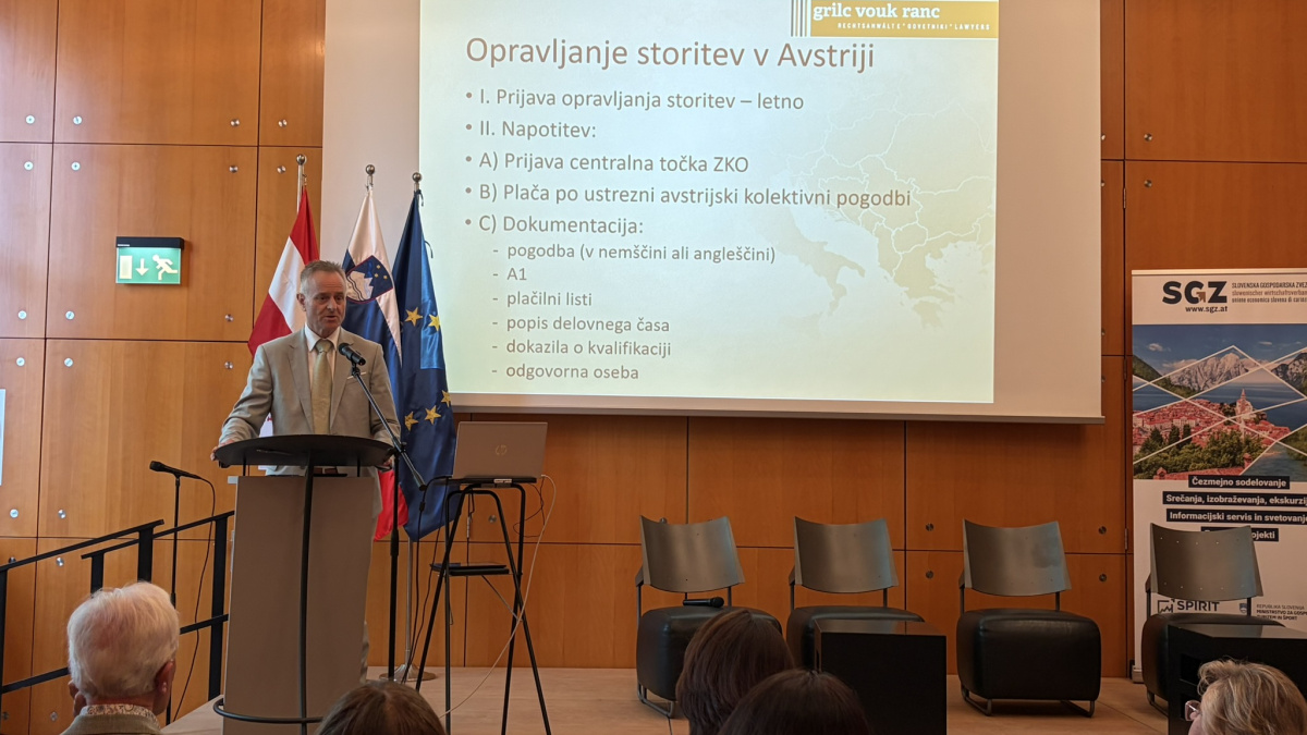 Slika: Slovenska podjetja v Avstriji – pravni okvir zaposlovanja pri čezmejnem delu / Učinkovito čezmejno poslovanje kot ključ konkurenčnosti slovenskih podjetij
