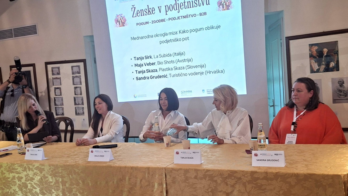 Slika: »Ženske v podjetništvu – pogum, zgodbe, podjetništvo, B2B«