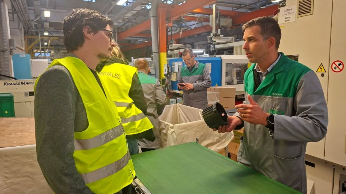 Slika: Delegacija mladih podjetnikov iz Tirolske po Sloveniji