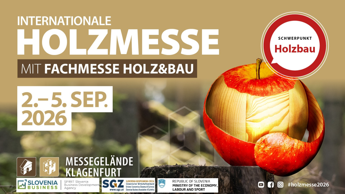 Bild: 58. Internationale Holzmesse in Klagenfurt (2.–5. September 2026)