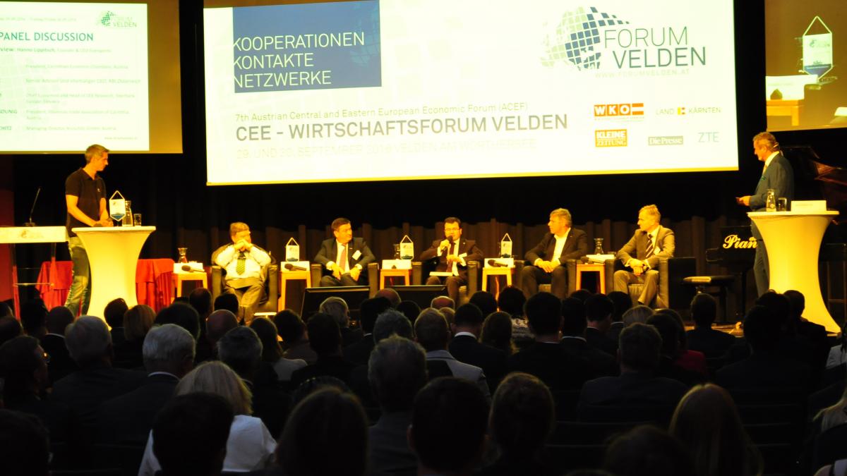 Slika: Sedmi srednje- in vzhodnoevropski Gospodarski forum v Vrbi